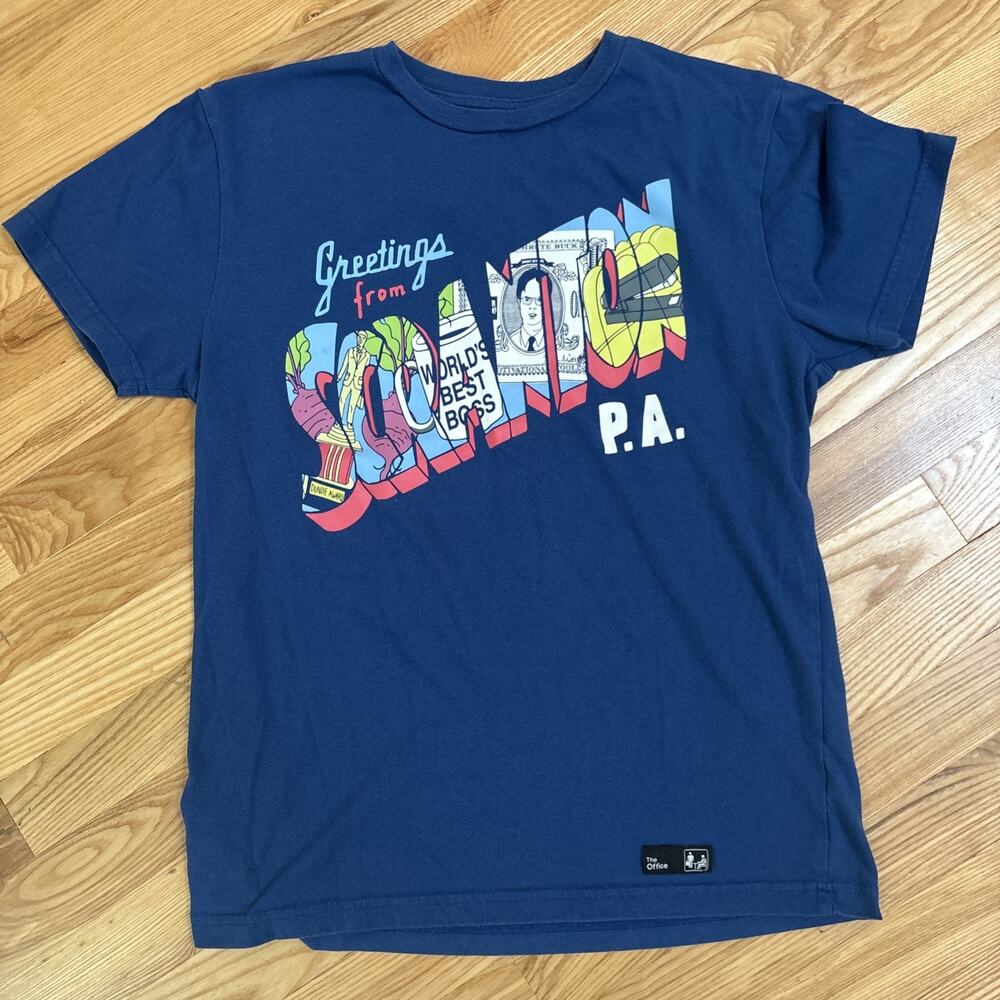 The Office T Shirt Greetings From Scranton PA Dwight Jello Beets Size Small